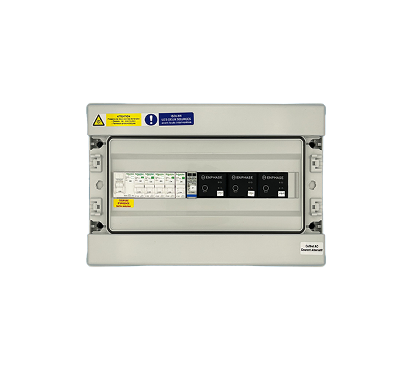 COFFRET AC MONOPHASÉ, 3 ARRIVÉES ENPHASE MONO
