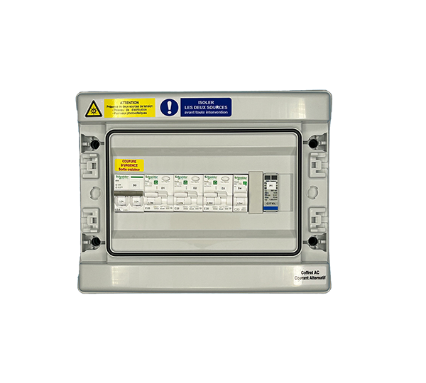 COFFRET AC MONO 3 CHAINES 4KVA MAX