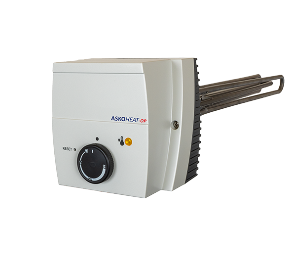 Screw-in heater AHIR-BI-OP-9.0, square housing