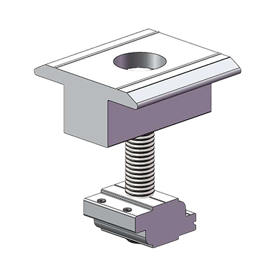 PV-ezRack Inter Clamp 30mm with Grounding Pins