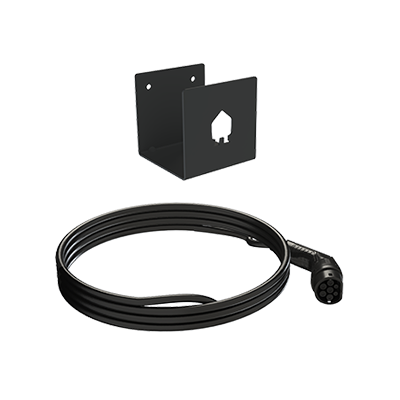 EV DUAL WALL 2x TYPE 2 CABLE + HOLDER
