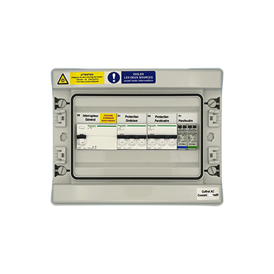 COFFRET AC TRIPHASÉ, 1 ONDULEUR 11KVA MAX