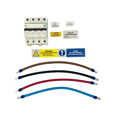 KIT DISJONCTEUR 63A TRIPHASE