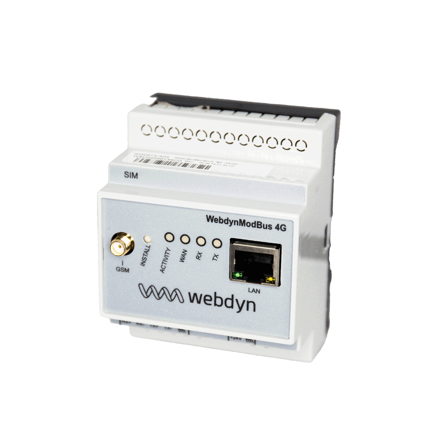 PASSERELLE WEBDYNMODBUS 4G AVEC ALIM