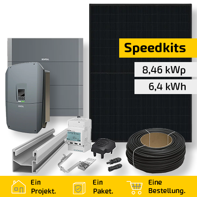 Speedkit 8.46 kWp / 6.4 kWh