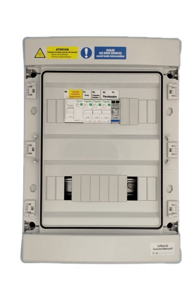 COFFRET AC MONO 1 CHAINE MICRO-ONDULEURS 4KVA MAX