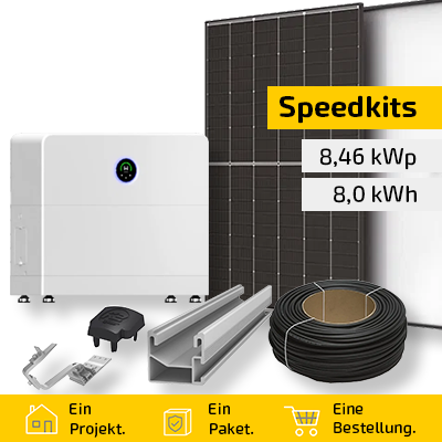 Speedkit 8,46 kWp / 8,0 kWh