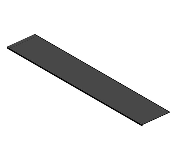 Aluminium-Firstblech Modulbreiten 1692mm-1743mm