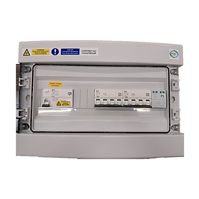 COFFRET AC TRIPHASÉ, 1 ONDULEUR 12,5KVA MAX