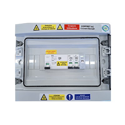 COFFRET AC POUR 1 ONDULEUR MONO 6KVA