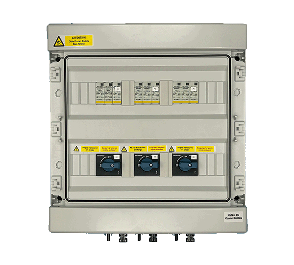 COFFRET DC TRIPLE 3X"25A/1000V 1 STRING"