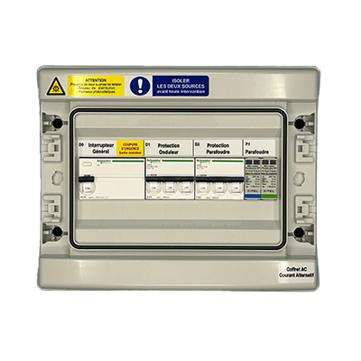 COFFRET AC TRIPHASÉ, 1 ONDULEUR 11KVA MAX
