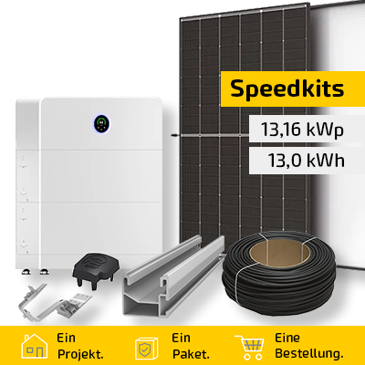 Speedkit 13,16 kWp / 13,0 kWh