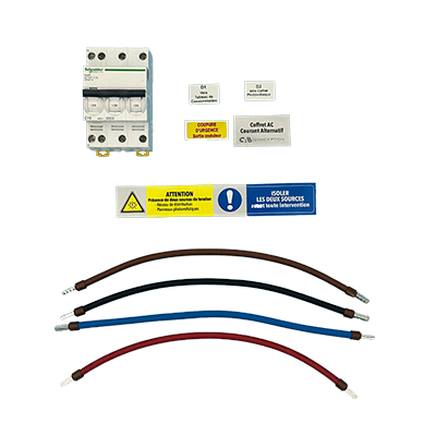 KIT DISJONCTEUR 16A TRIPHASE