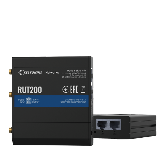 ROUTEUR RUT 200 - 2 PORTS LAN WAN - 4G/WIFI