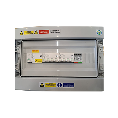 COFFRET AC TRIPHASE, 1 ONDULEUR 30KVA MAX