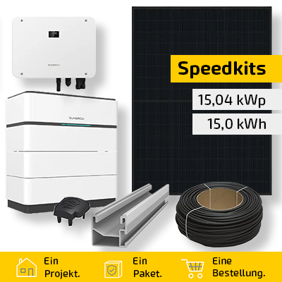 Speedkit 15,04 kWp / 15,0 kWh