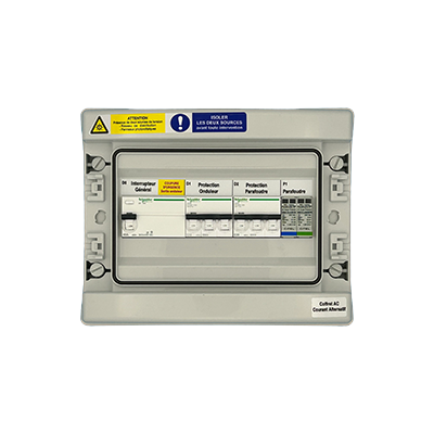 COFFRET AC TRIPHASÉ, 1 ONDULEUR 20KVA MAX