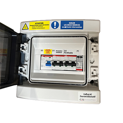 COFFRET AC POUR 1 ONDULEUR MONO 10KVA MAX