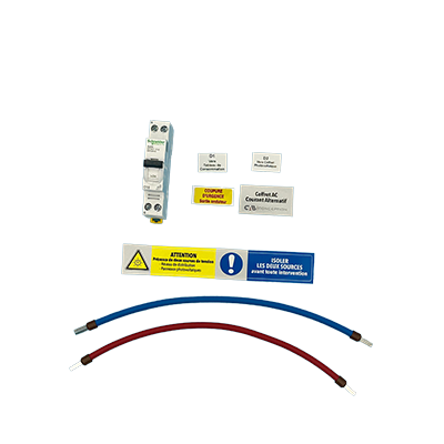 KIT DISJONCTEUR 16A MONO