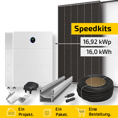 Speedkit 16.92 kWp / 16.0 kWh