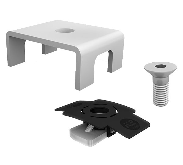 K2 Systems BASICRAIL BASICLOCK 22 SET