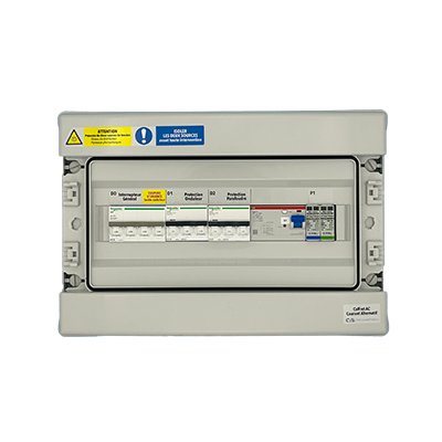 COFFRET AC TRIPHASÉ, 1 ONDULEUR 9KVA MAX