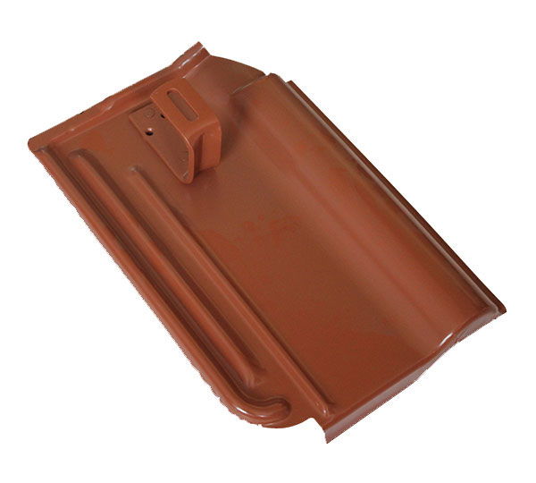 RF PA LEH flat roof tile red-brown