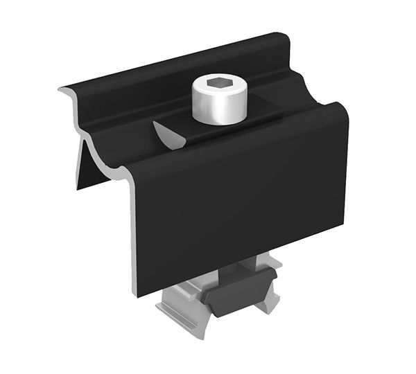 EC Universal Clamp OneEnd BLACK 30-42mm