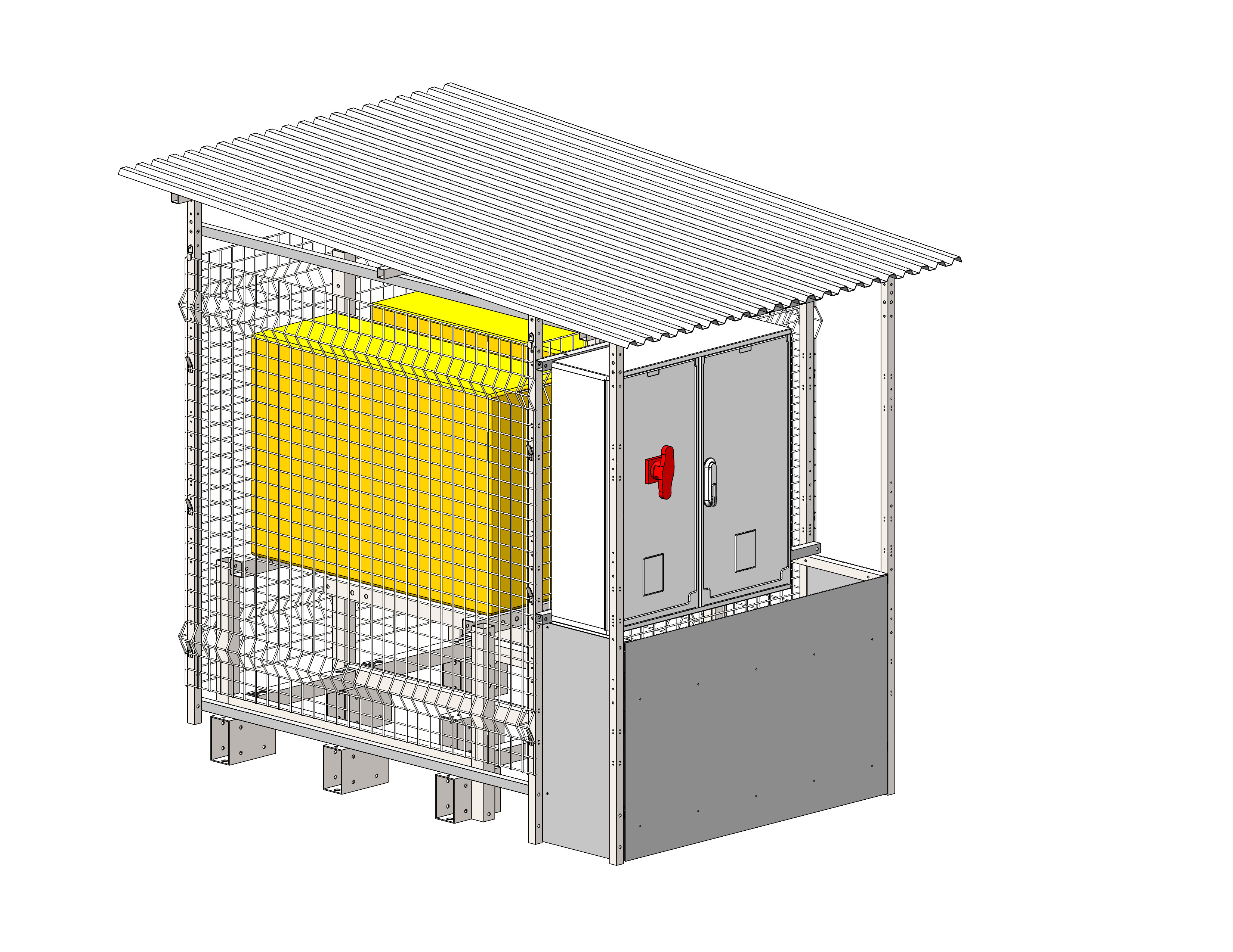 SHELTER MODULAIRE 2x SG125CX-P2