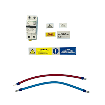 KIT DISJONCTEUR 50A MONO