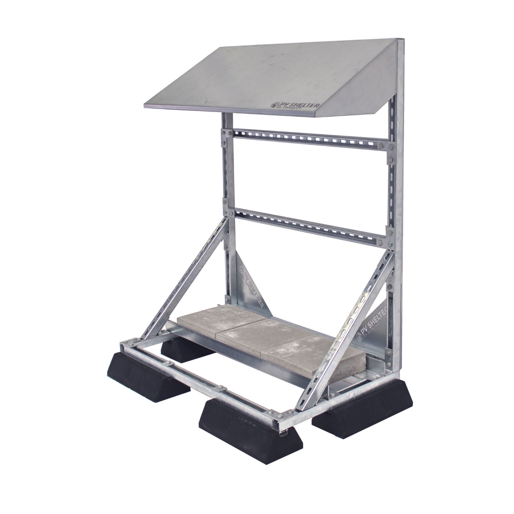 PVshelter Wall-Floor type 100 Partly-Assembled