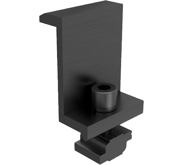 PV-ezRack End Clamp 30mm Black PV-ezRack End Clamp 30mm Black