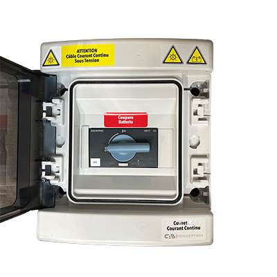 COFFRET DE COUPURE BATTERIE 125A/400VDC