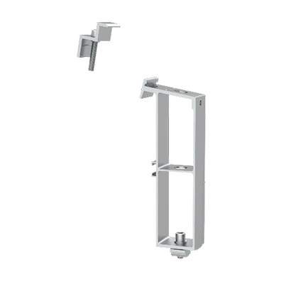 PV-ezRack Rear Leg Assembly 10° Version 2