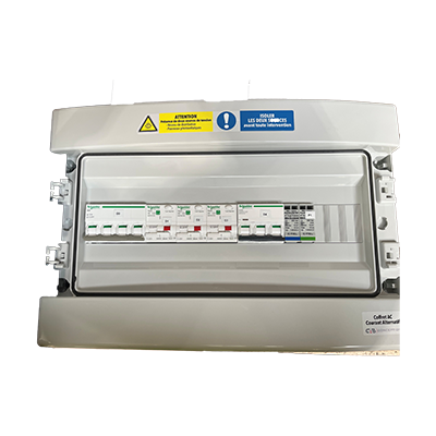 COFFRET AC TRI, 3 CHAINES MONOPHASÉ 4KVA MAX