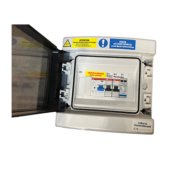 COFFRET AC POUR 1 ONDULEUR MONO 6KVA MAX