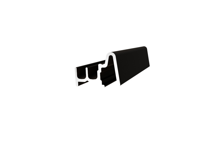 Randprofil rechts 1160mm Solrif N, RAL 9005 Randprofil rechts 1160mm Solrif N, RAL 9005