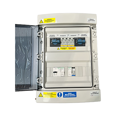 COFFRET AC/DC MONOPHASÉ 1 ONDULEUR 6KVA+DC 2 MPPT