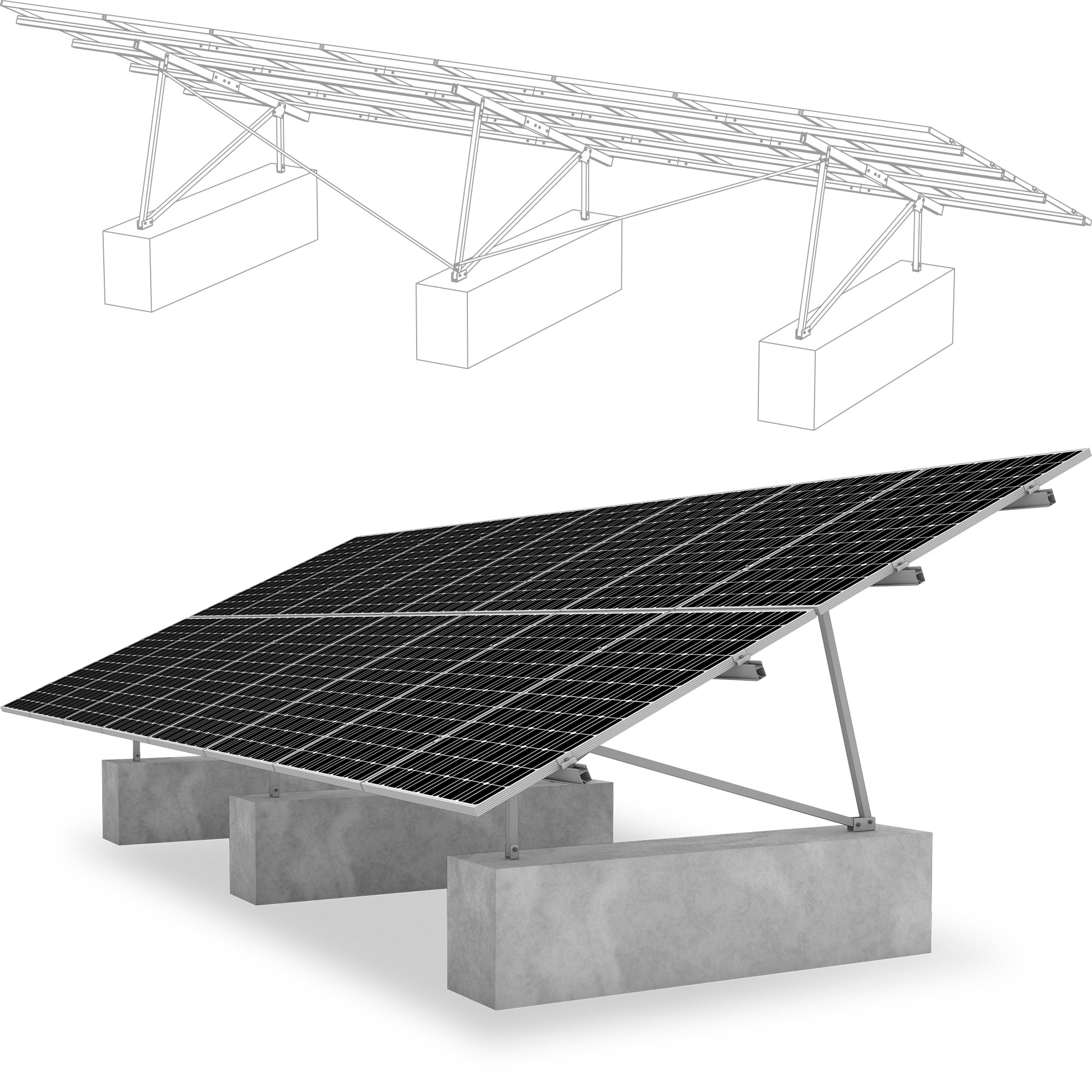 GMS P-Rack 15/20/25° 0.8kN/m²