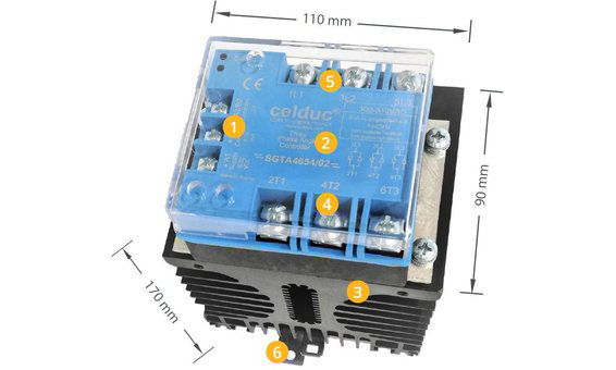 THYRISTOR CONTROLLER 3x 400V / 12 kW