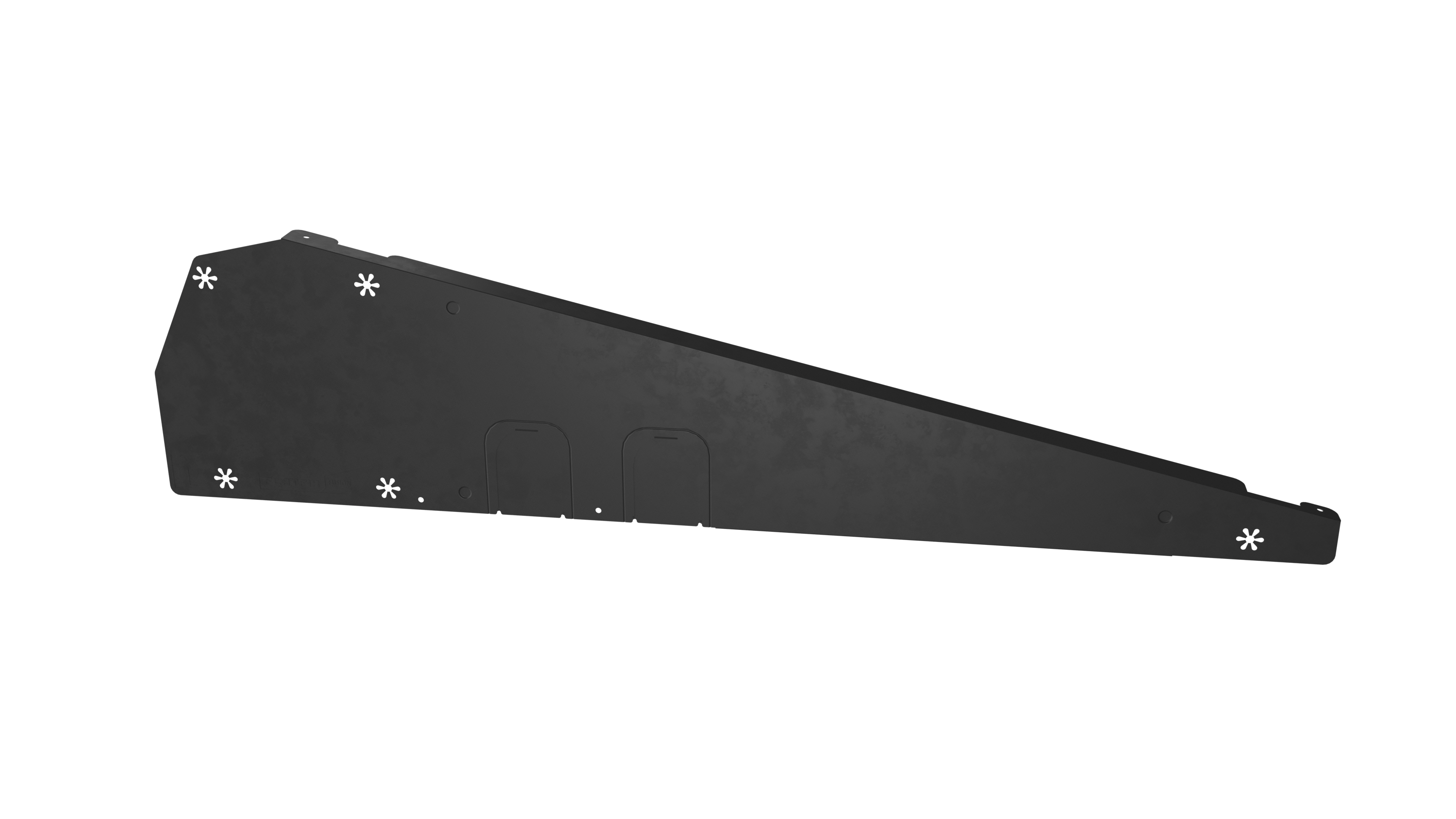 DÉFLECTEUR PROFILÉ DE BASE 1030-1077MM - G - NOIR