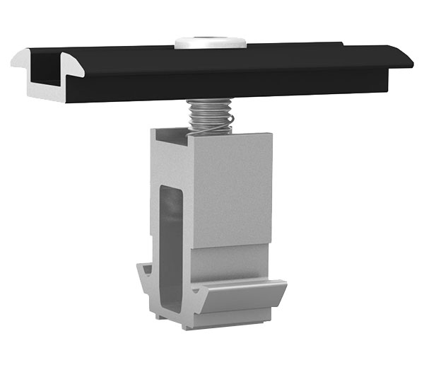 K2 Systems MC SET DOMECLAMP BLACK UNIVERSAL