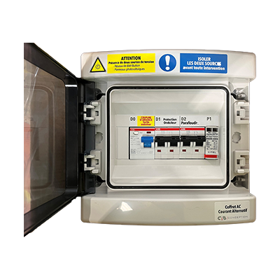 COFFRET AC MONOPHASÉ, 1 ONDULEUR 9KVA MAX