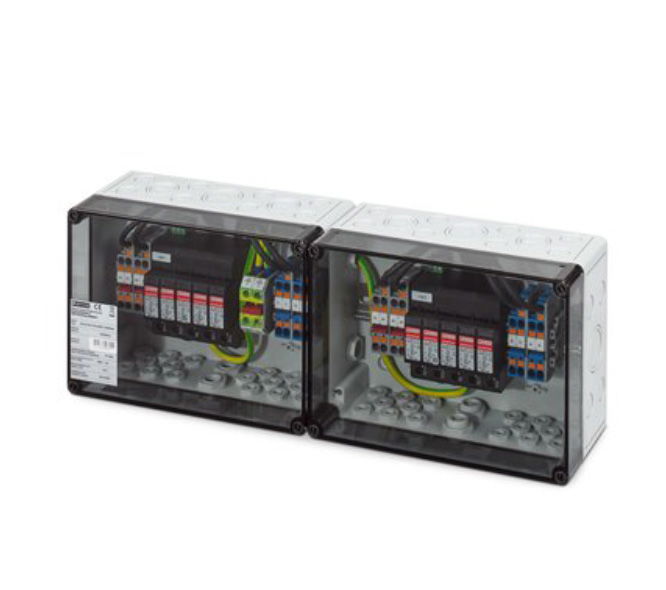Surge protection box 4 MPPT, type 1+2