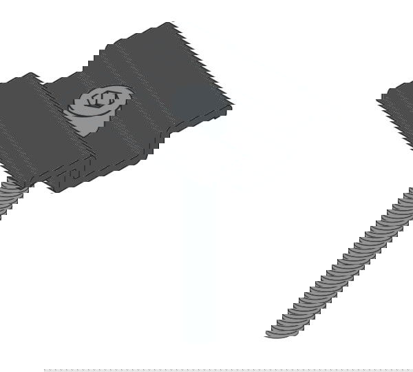 KIT ALU. CENTRAL BRACKET BLACK (10pieces)