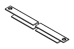 Solrif N Profils de support module factice 1759mm