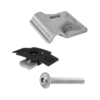 Blitzschutzklemme 8 mm Set