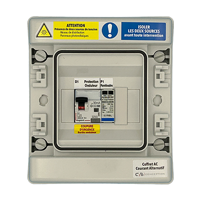 COFFRET AC MONOPHASÉ, 1 ONDULEUR 4KVA MAX