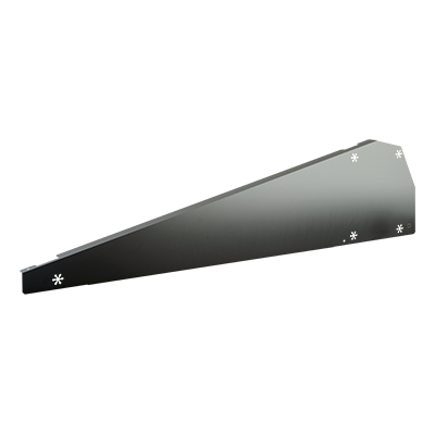 DÉFLECTEUR PROFILÉ DE BASE 1030-1077 - D - NOIR
